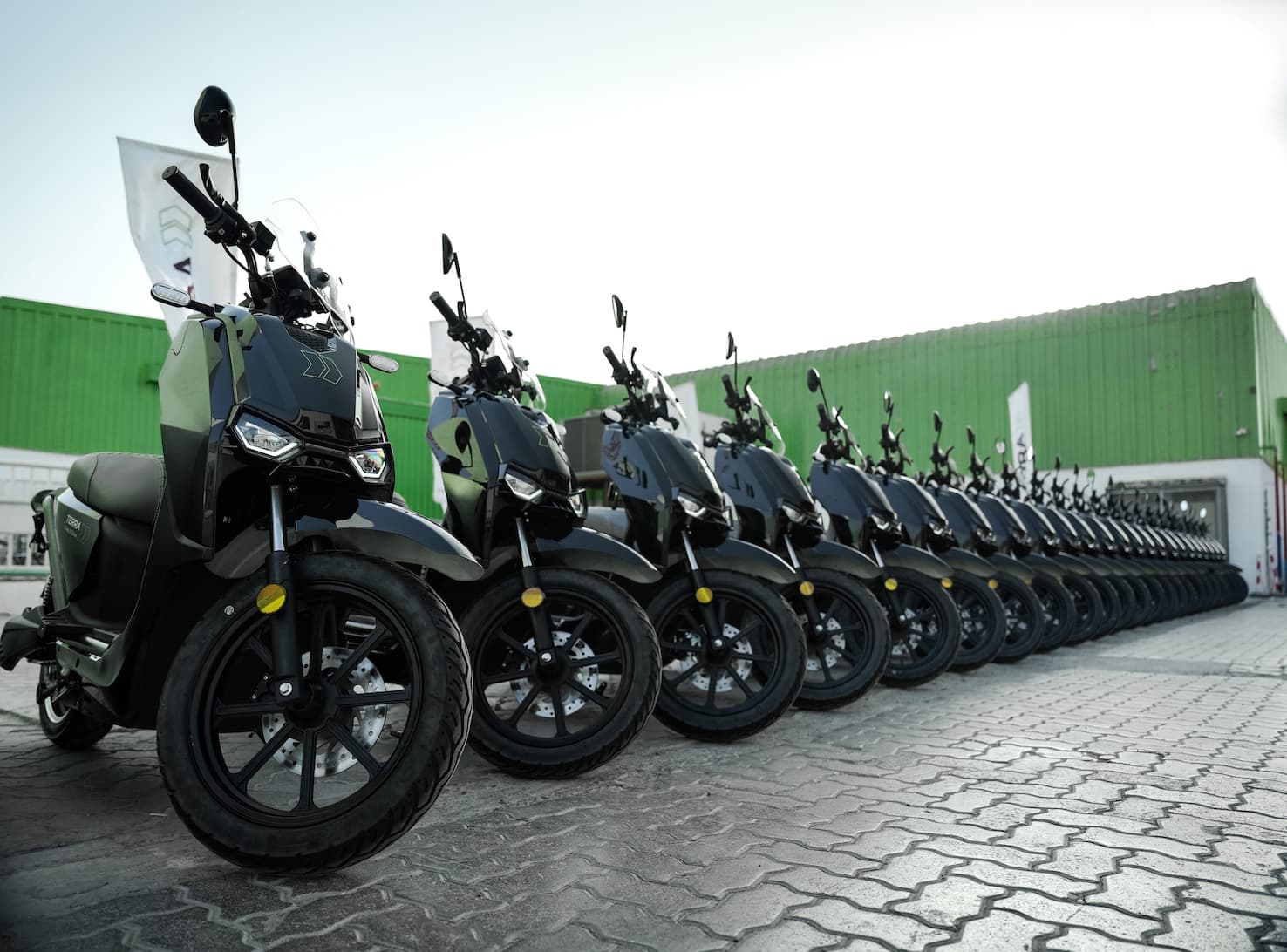 Dubai's B2B Tech Startup, TERRA, Launches Their First Fleet of Electric Motorbikes